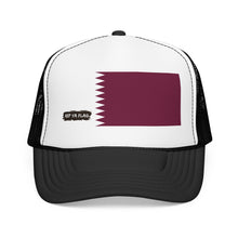 Qatar Flag Foam Trucker Hat | Qatari Pride Snapback Cap | Rep Ya Flag