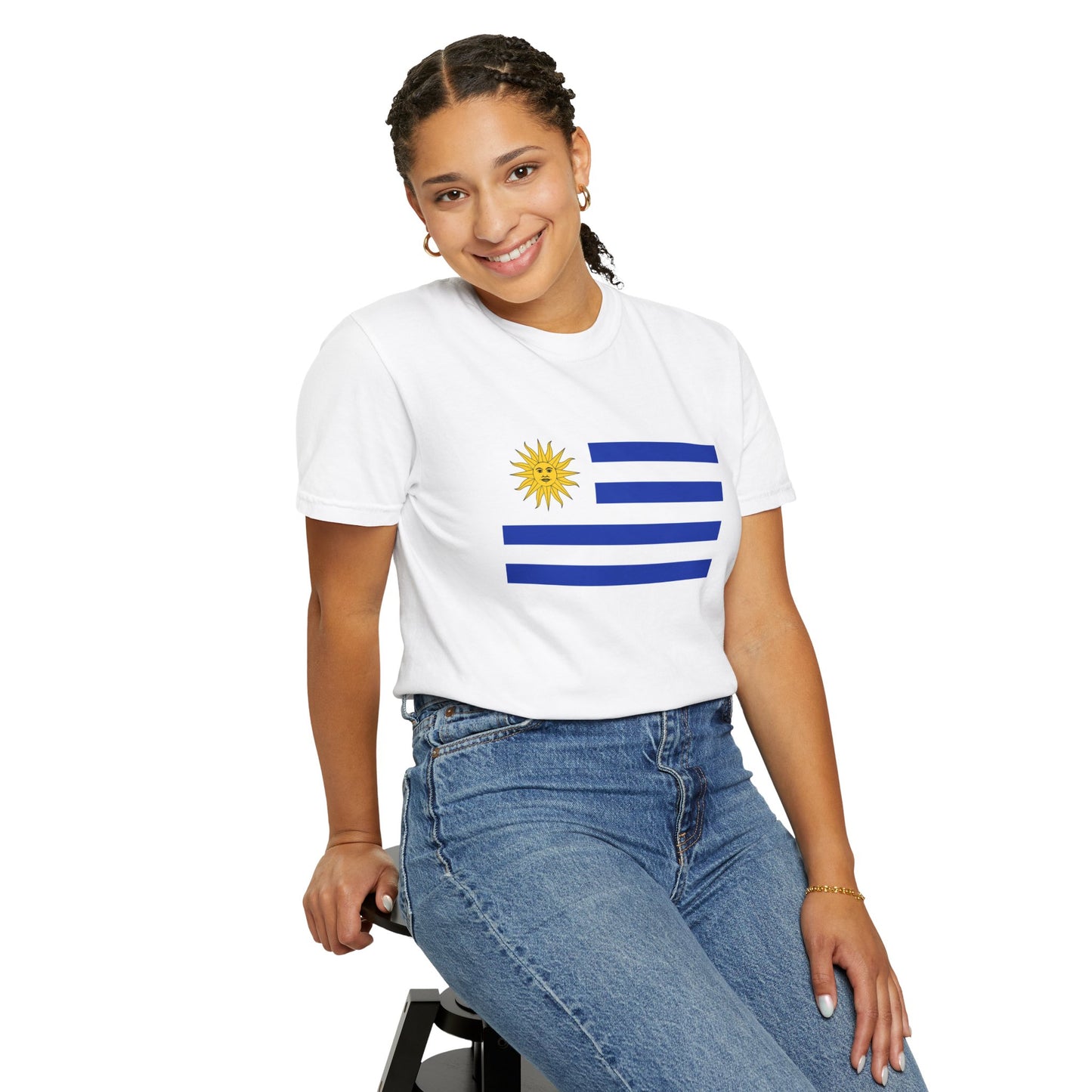 Uruguay Flag Shirt | Uruguay Tshirt | Uruguay Pride Tee | Rep Ya Flag Shirt | Heritage Gift | Unisex S-4XL