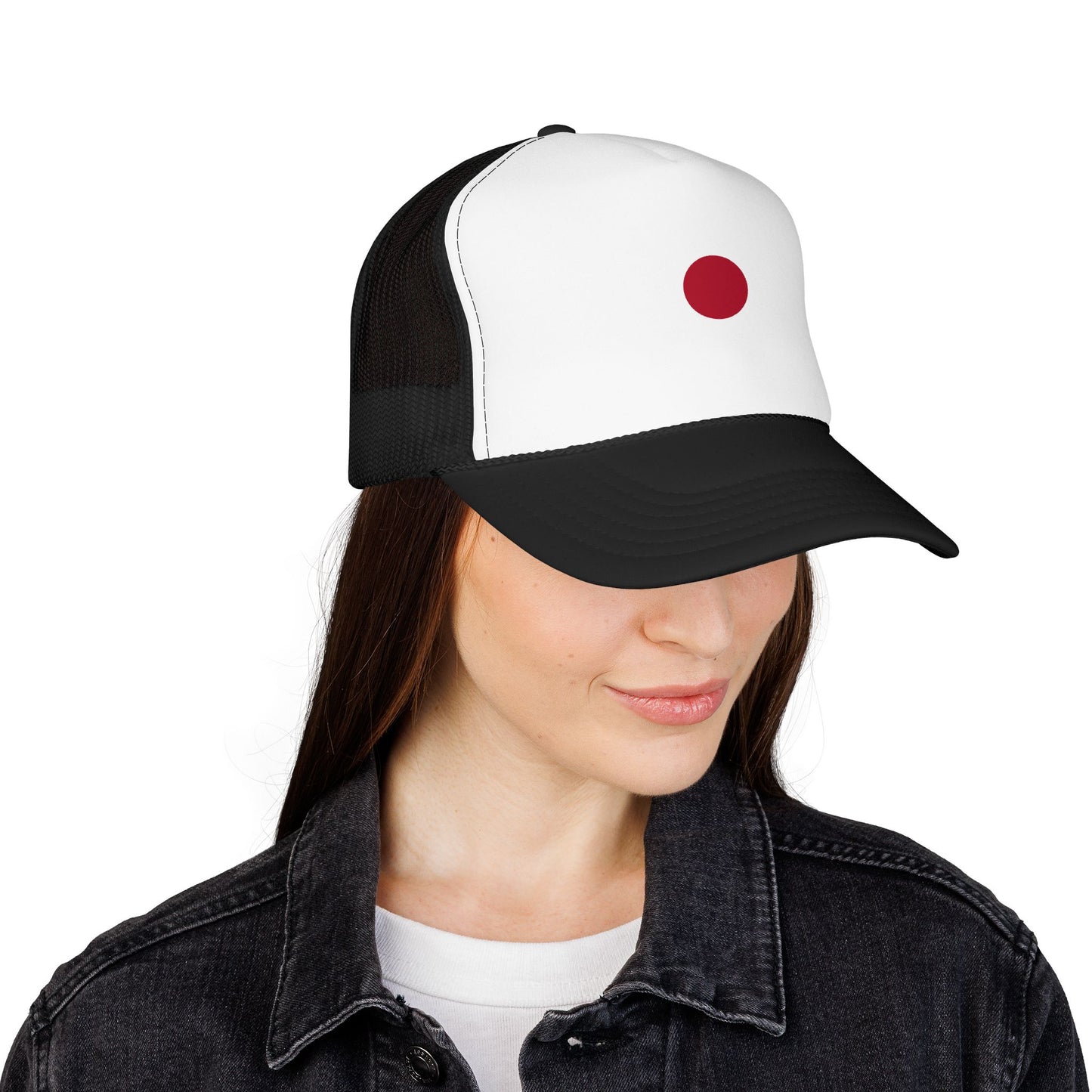 Japan Flag Foam Trucker Hat | Japanese Pride Snapback Cap | Rep Ya Flag