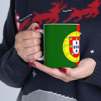 Portugal Flag Coffee Tea Mug 11oz 15oz | Rep Ya Flag Ceramic Mug