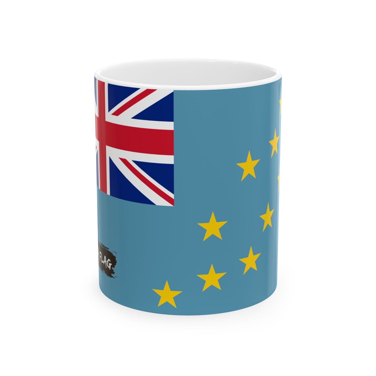 Tuvalu Flag Mug Ceramic Coffee Cup | 11oz 15oz | Rep Ya Flag