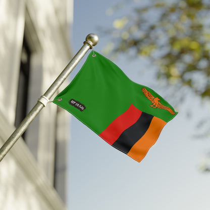 Zambia Flag Double Sided Flag, Outdoor Garden Banner | Country Flag