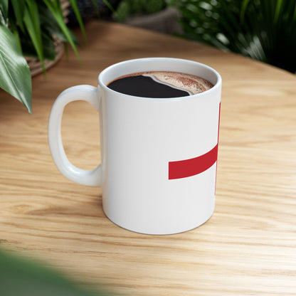 England Flag Coffee Tea Mug 11oz 15oz | Rep Ya Flag Ceramic Mug