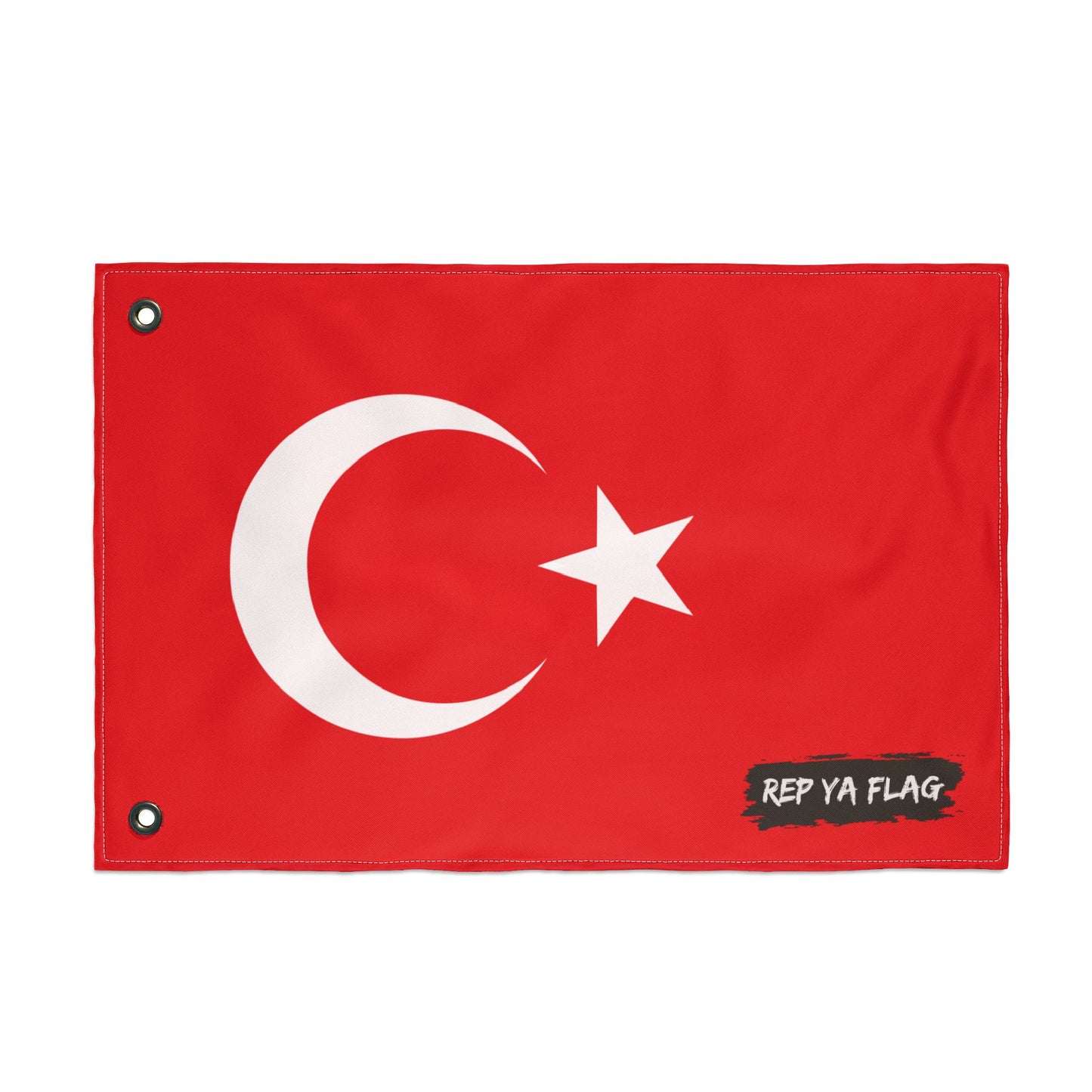 Turkey Flag Garden Banner | Double-Sided Outdoor Flag | Rep Ya Flag