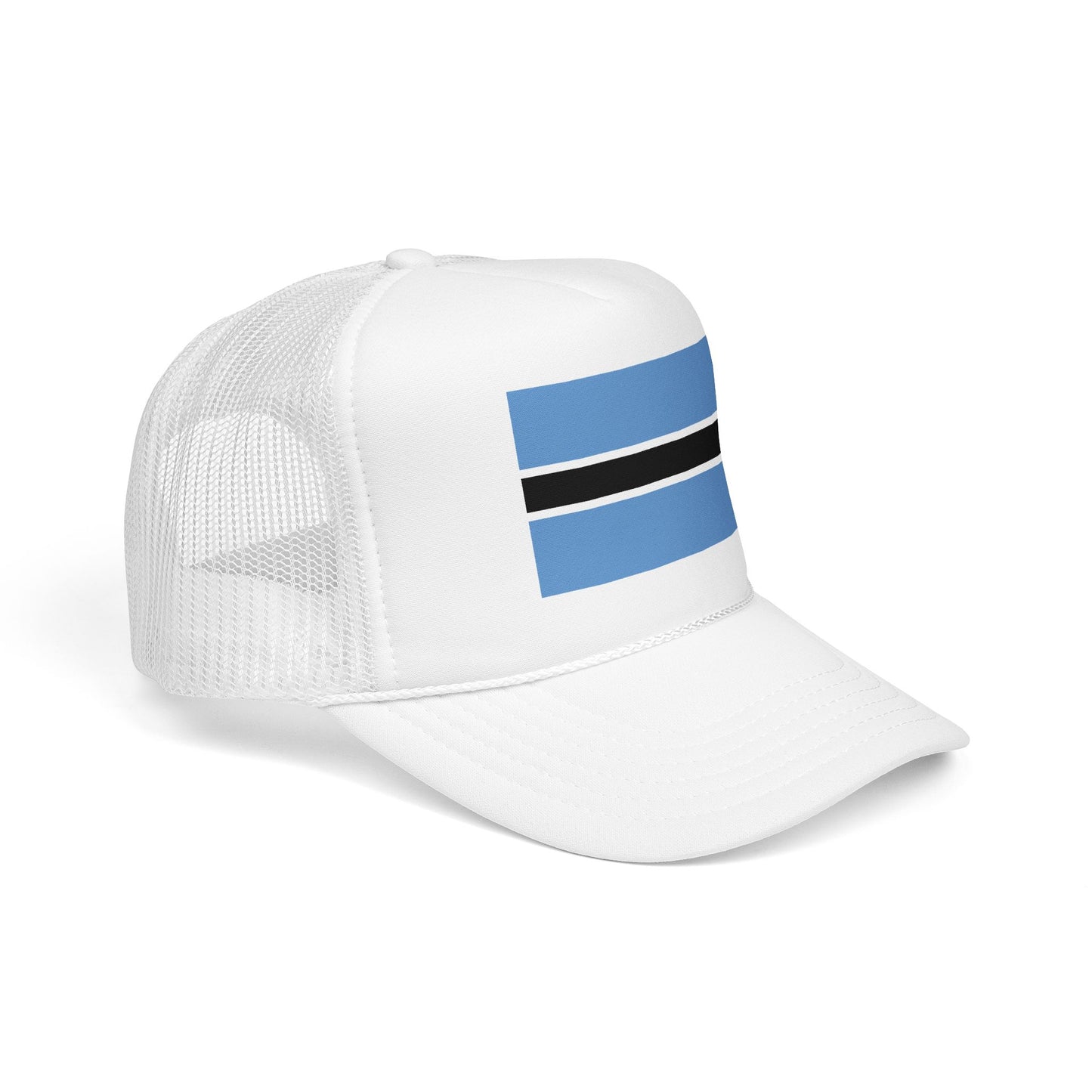 Botswana Flag Foam Trucker Hat | Botswana Pride Snapback Cap | Rep Ya Flag