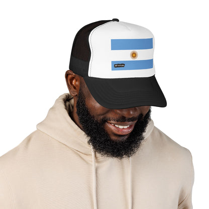 Argentina Flag Foam Trucker Hat | Caribbean Pride Snapback Cap | Rep Ya Flag