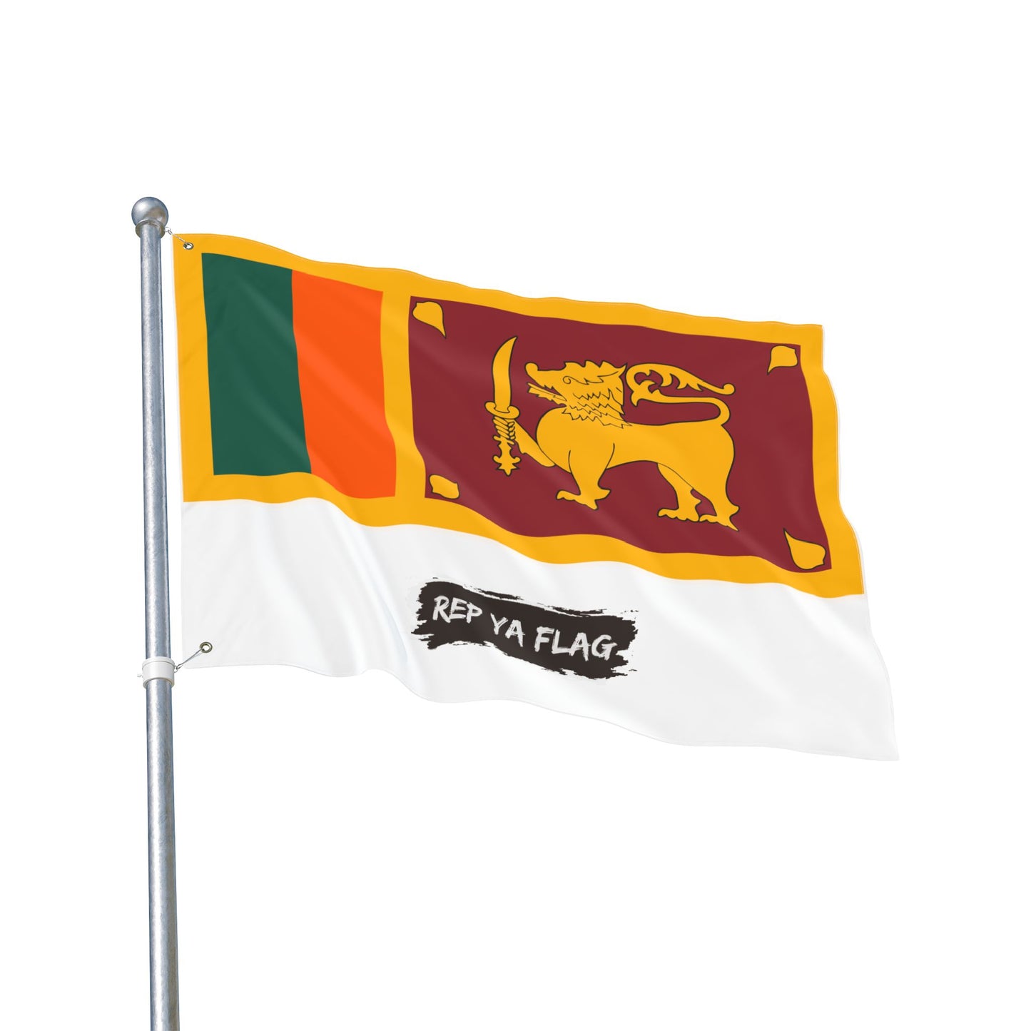 Sri Lanka Flag Garden Banner | Double-Sided Outdoor Flag | Rep Ya Flag