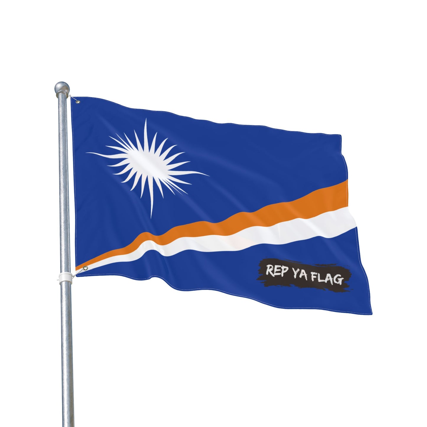 Marshall Islands Flag Garden Banner | Double Sided Outdoor Flag | Rep Ya Flag