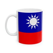 Taiwan Flag Coffee Tea Mug 11oz 15oz | Rep Ya Flag Ceramic Mug