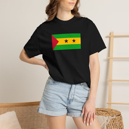 São Tomé and Príncipe Flag T Shirt | São Toméan Heritage Shirt S–4XL | Rep Ya Flag