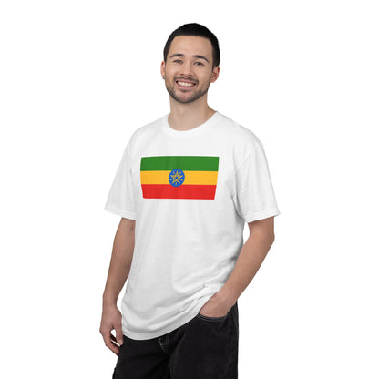 Ethiopia Flag T Shirt | Ethiopian Heritage Shirt S–4XL | Rep Ya Flag