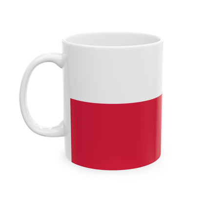 Poland Flag Coffee Tea Mug 11oz 15oz | Rep Ya Flag Ceramic Mug