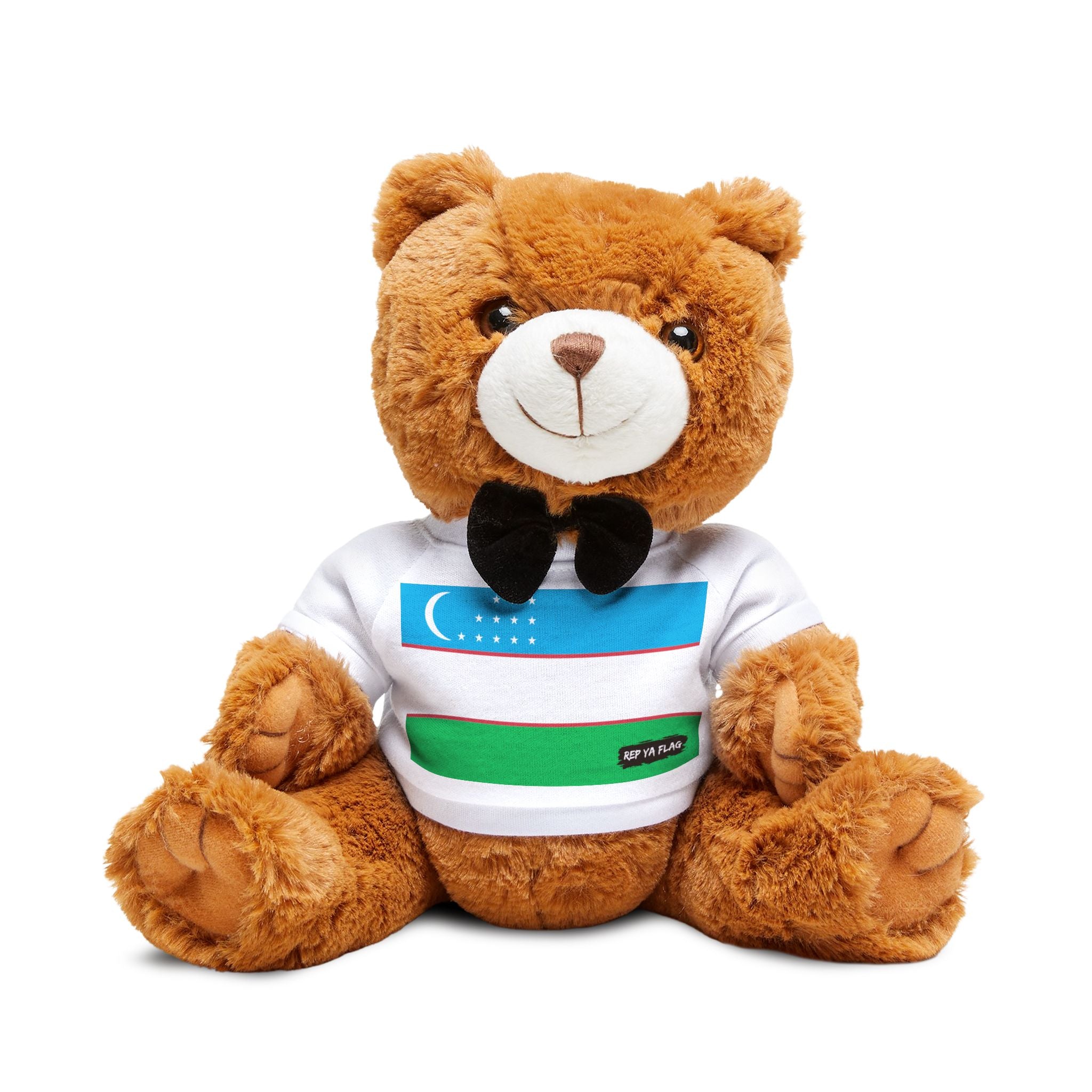 Uzbekistan Teddy Bear | Uzbekistan Flag Plush | Uzbekistan Gift | Cultural Stuffed Animal | Heritage Keepsake Bear