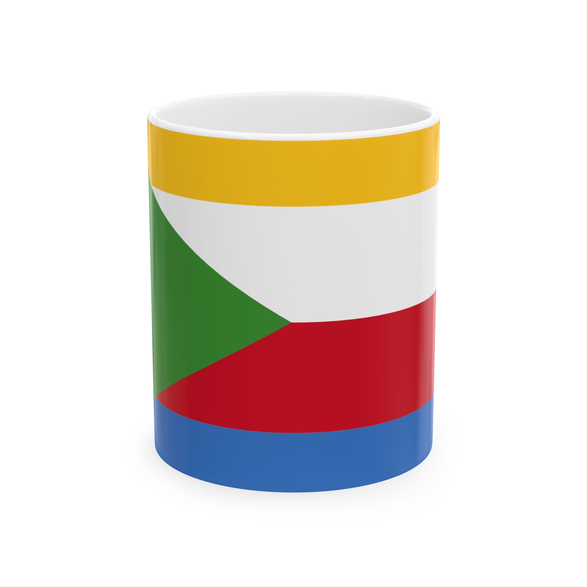 Comoros Flag Coffee Tea Mug 11oz 15oz | Comorian Heritage Mug | Rep Ya Flag