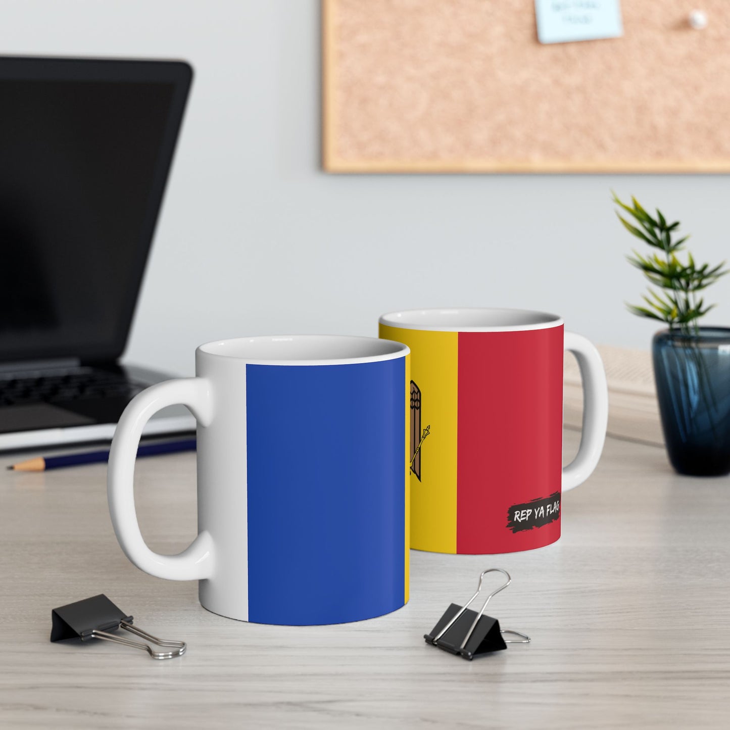 Moldova Flag Coffee Tea Mug 11oz 15oz | Rep Ya Flag Ceramic Mug
