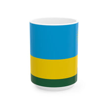 Rwanda Flag Coffee Tea Mug 11oz 15oz | Rep Ya Flag Ceramic Mug