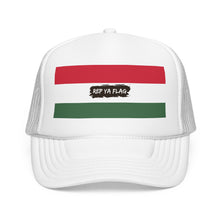 Hungary Flag Foam Trucker Hat | Hungarian Pride Snapback Cap | Rep Ya Flag