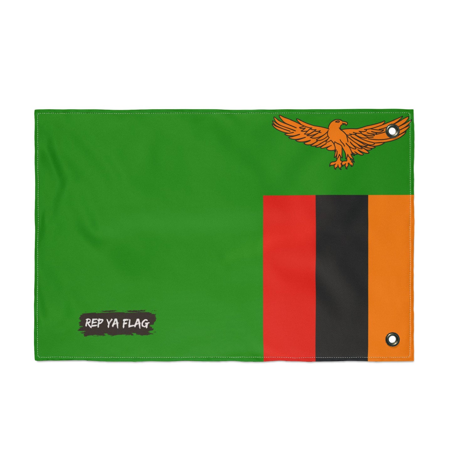 Zambia Flag Double Sided Flag, Outdoor Garden Banner | Country Flag