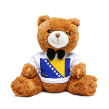 Bosnia and Herzegovina Flag Teddy Bear | Bosnian Heritage Plush Gift | Rep Ya Flag