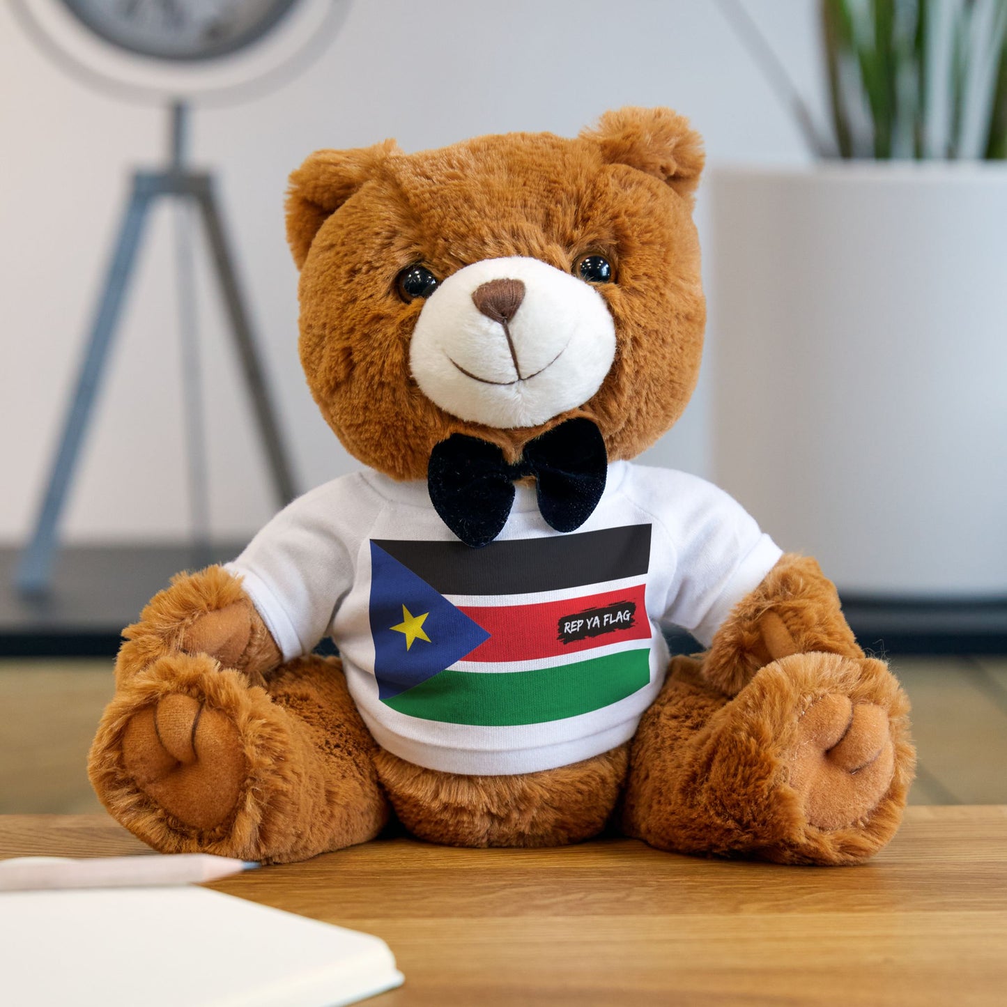 South Sudan Flag Teddy Bear | South Sudan Heritage Plush Keepsake | Rep Ya Flag