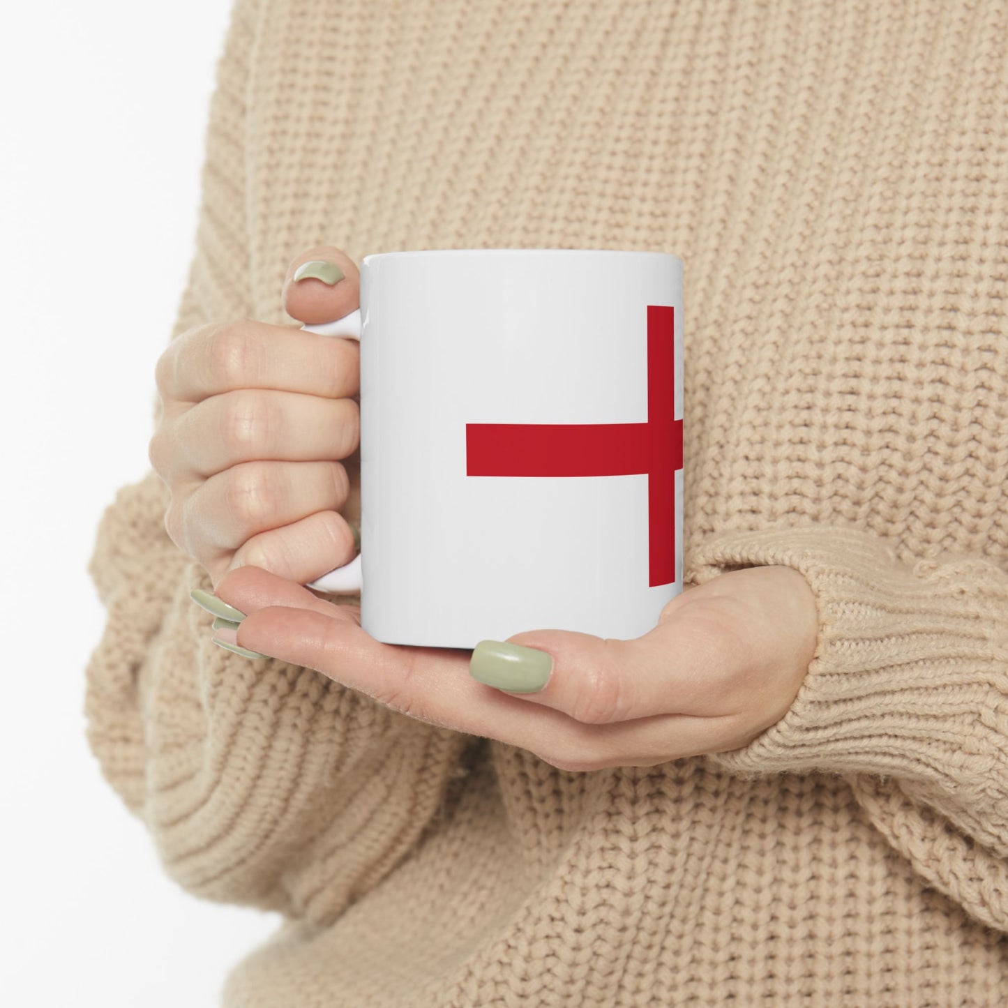England Flag Coffee Tea Mug 11oz 15oz | Rep Ya Flag Ceramic Mug