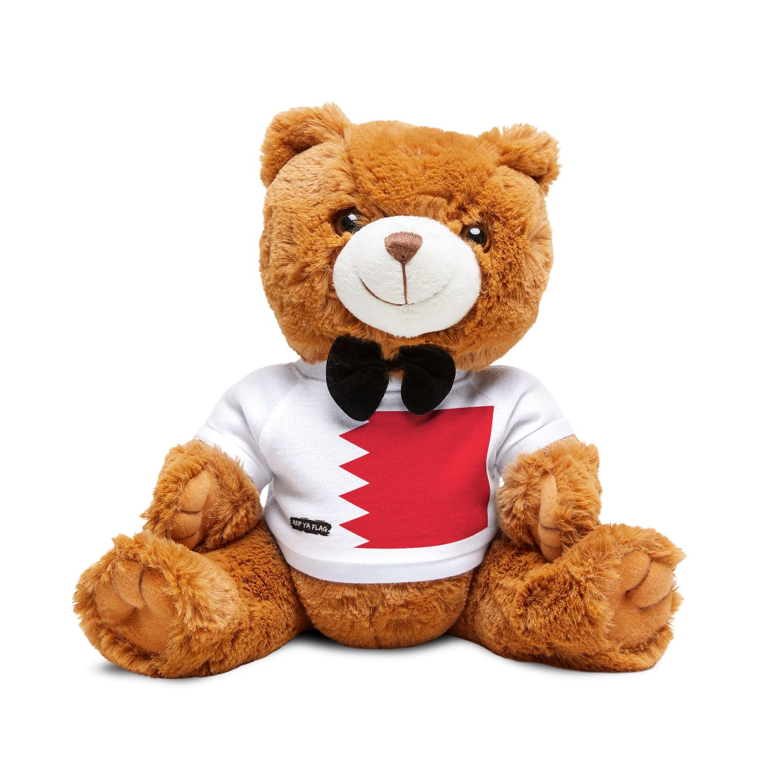 Bahrain Flag Teddy Bear | Bahraini Heritage Plush Gift | Rep Ya Flag