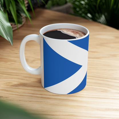 Scotland Flag Coffee Tea Mug 11oz 15oz | Rep Ya Flag Ceramic Mug