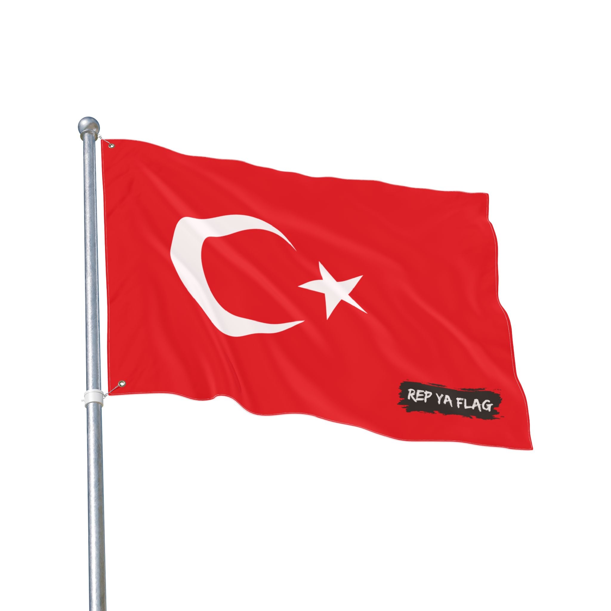 Turkey Flag Garden Banner | Double-Sided Outdoor Flag | Rep Ya Flag