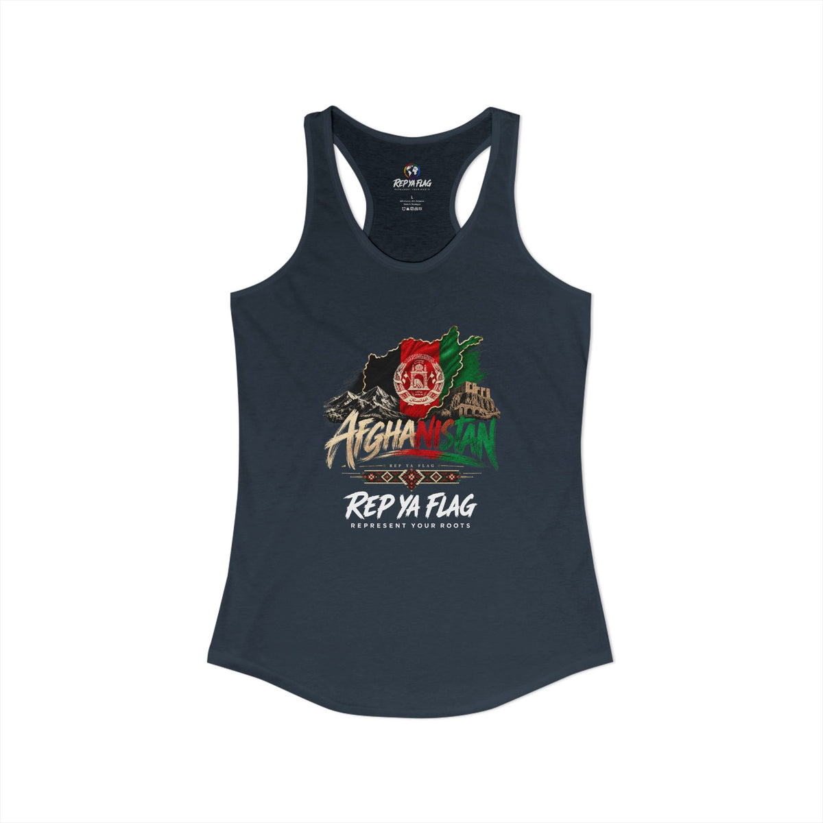 Afghanistan Women’s Racerback Tank – Lightweight Pride