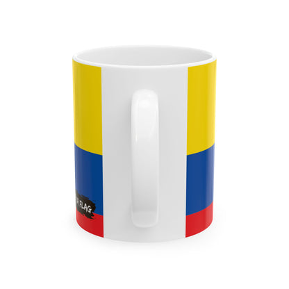 Ecuador Flag Coffee Tea Mug 11oz 15oz | Rep Ya Flag Ceramic Mug