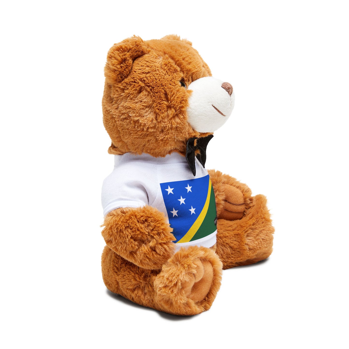 Solomon Islands Flag Teddy Bear | Solomon Islander Plush Gift | Heritage Bear | Cultural Keepsake | Baby Gift Stuffed Animal | Rep Ya Flag