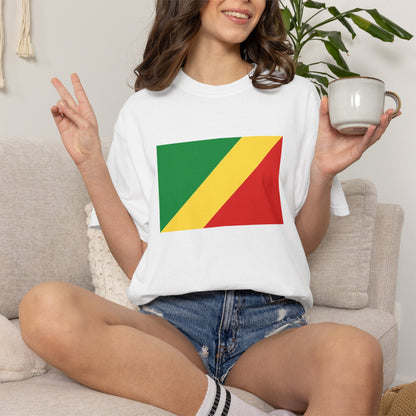 Republic of the Congo Flag T Shirt | Congolese Heritage Shirt S-4XL | Rep Ya Flag