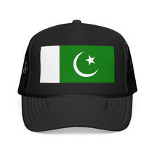 Pakistan Flag Foam Trucker Hat | Pakistani Pride Snapback Cap | Rep Ya Flag