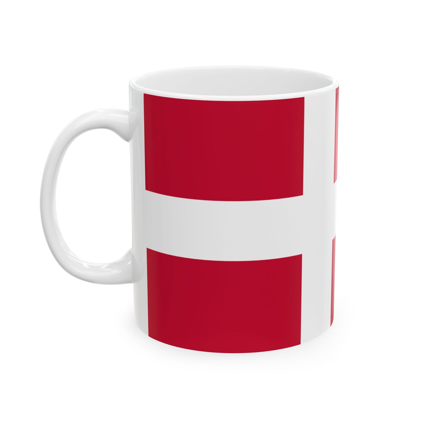 Denmark Flag Coffee Tea Mug 11oz 15oz | Rep Ya Flag Ceramic Mug