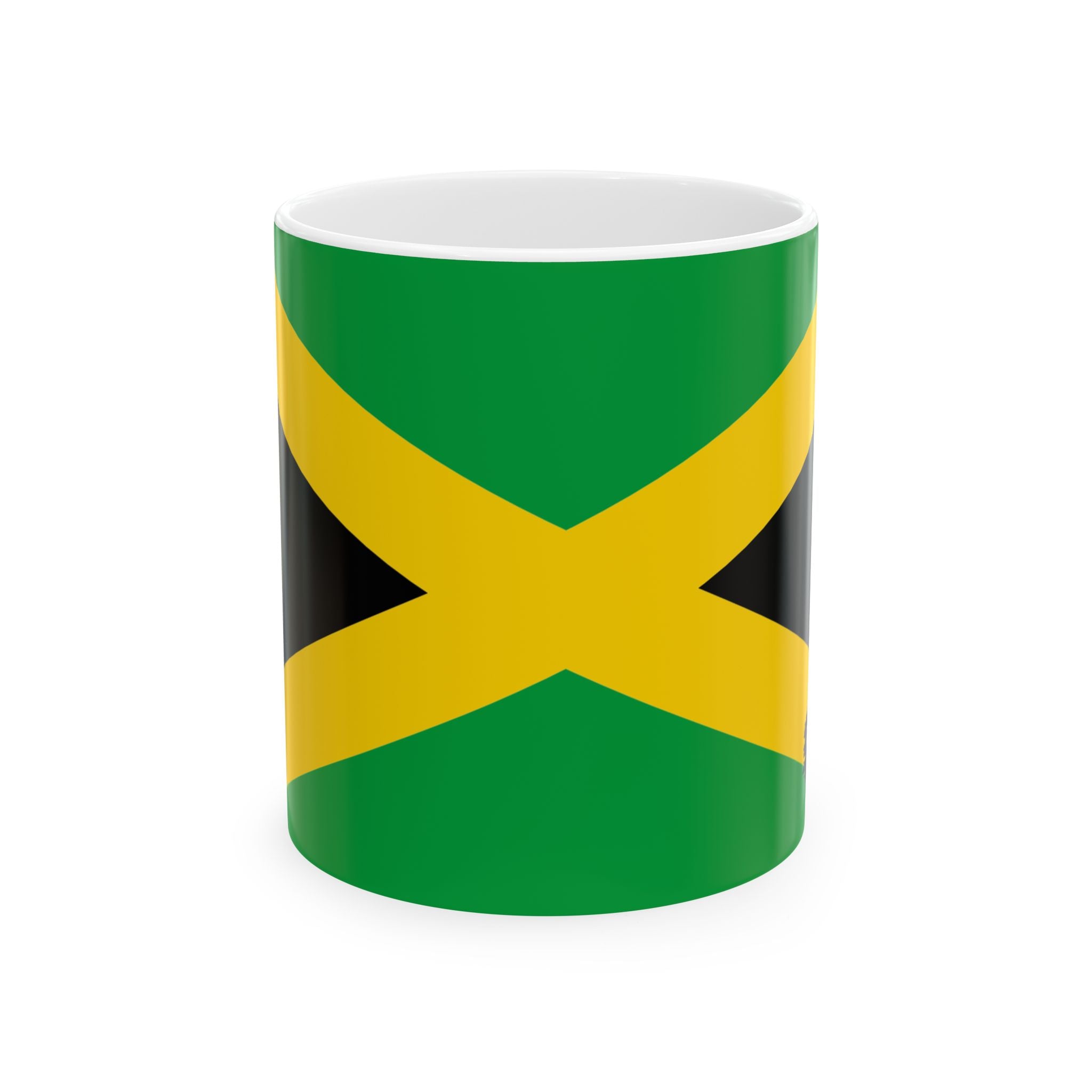 Jamaica Flag Coffee Tea Mug 11oz 15oz | Rep Ya Flag Ceramic Mug