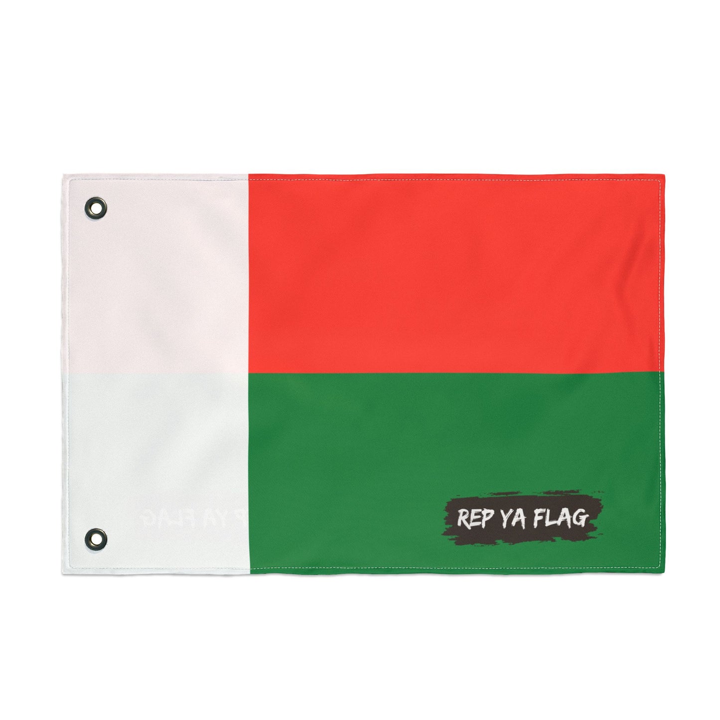 Madagascar Flag Garden Banner | Double Sided Outdoor Flag | Rep Ya Flag
