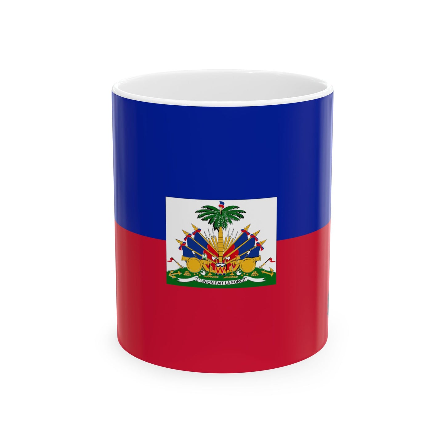Haiti Flag Coffee Tea Mug 11oz 15oz | Rep Ya Flag Ceramic Mug