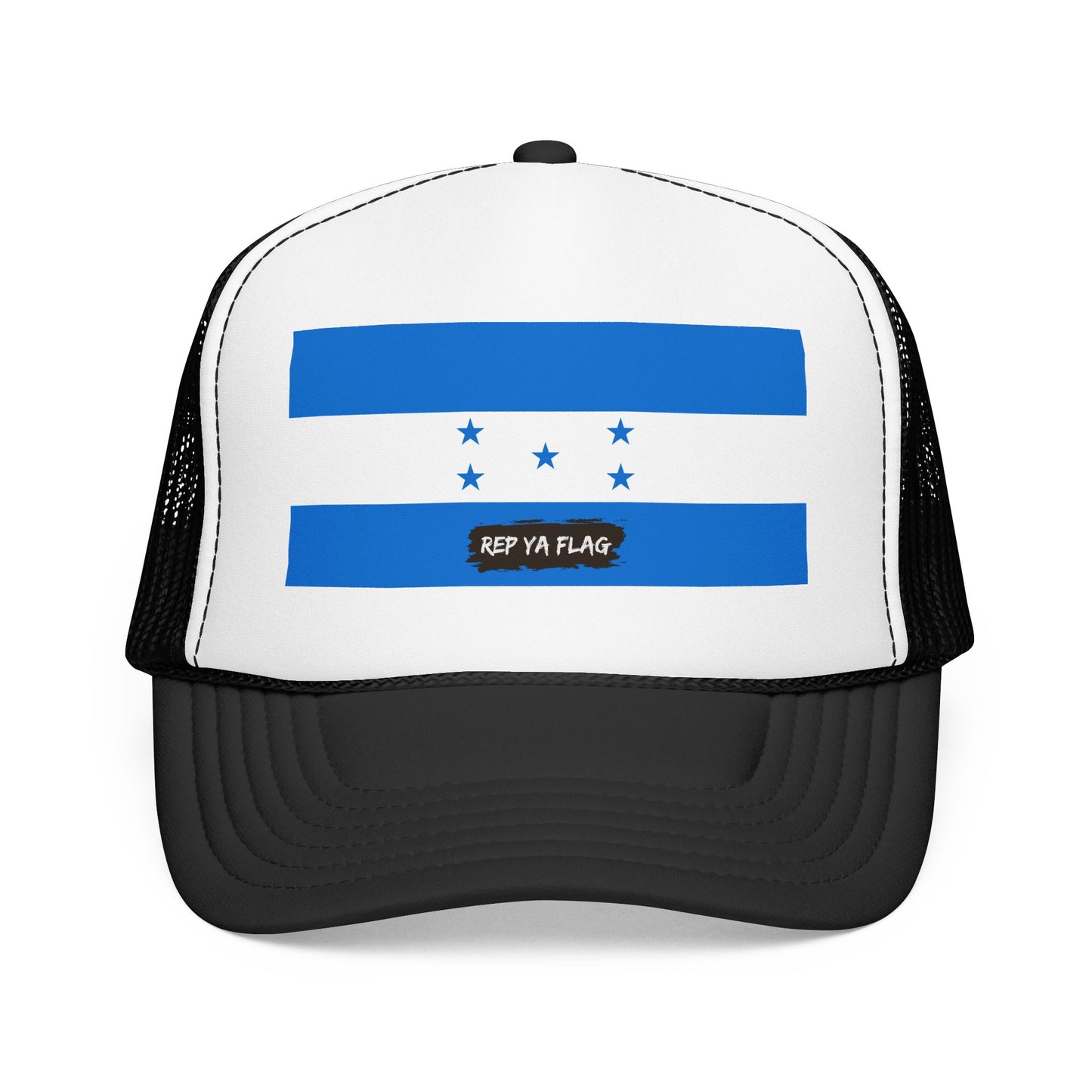 Honduras Flag Foam Trucker Hat | Honduran Pride Snapback Cap | Rep Ya Flag