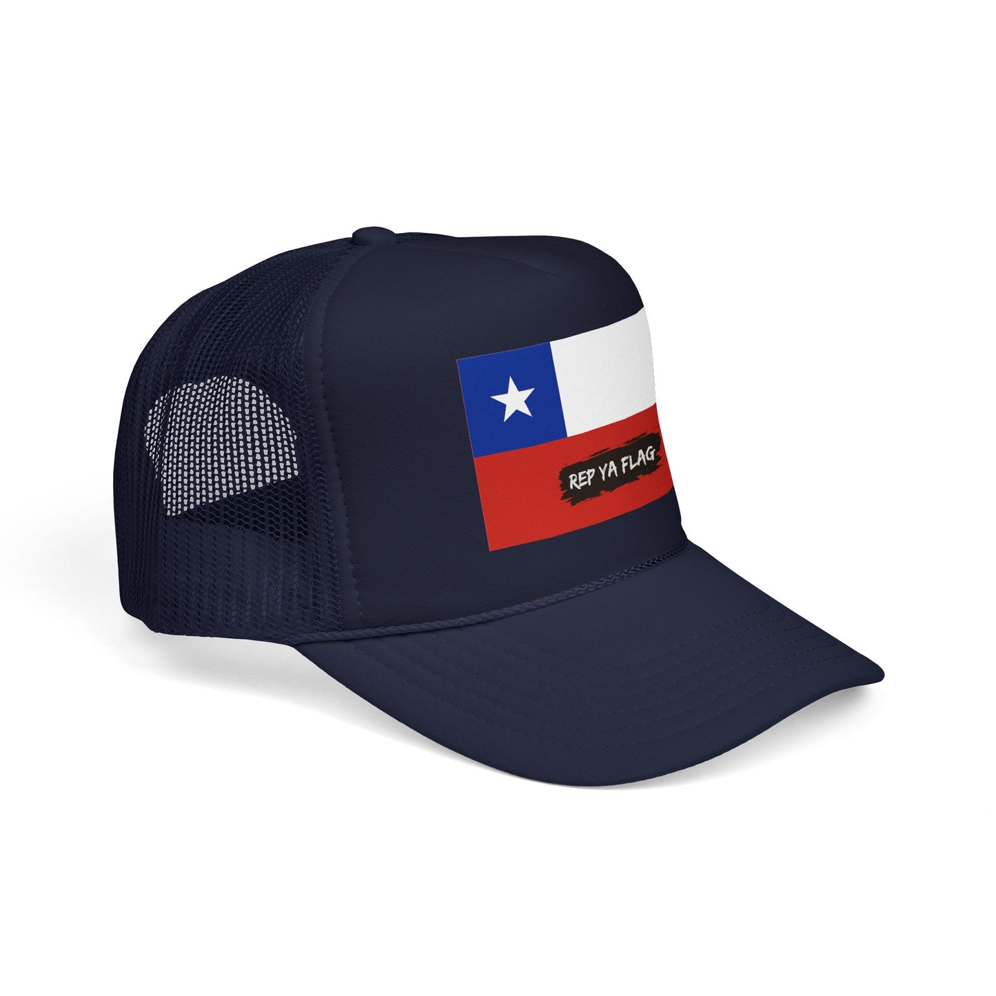 Chile Flag Foam Trucker Hat | Chilean Pride Snapback Cap | Rep Ya Flag