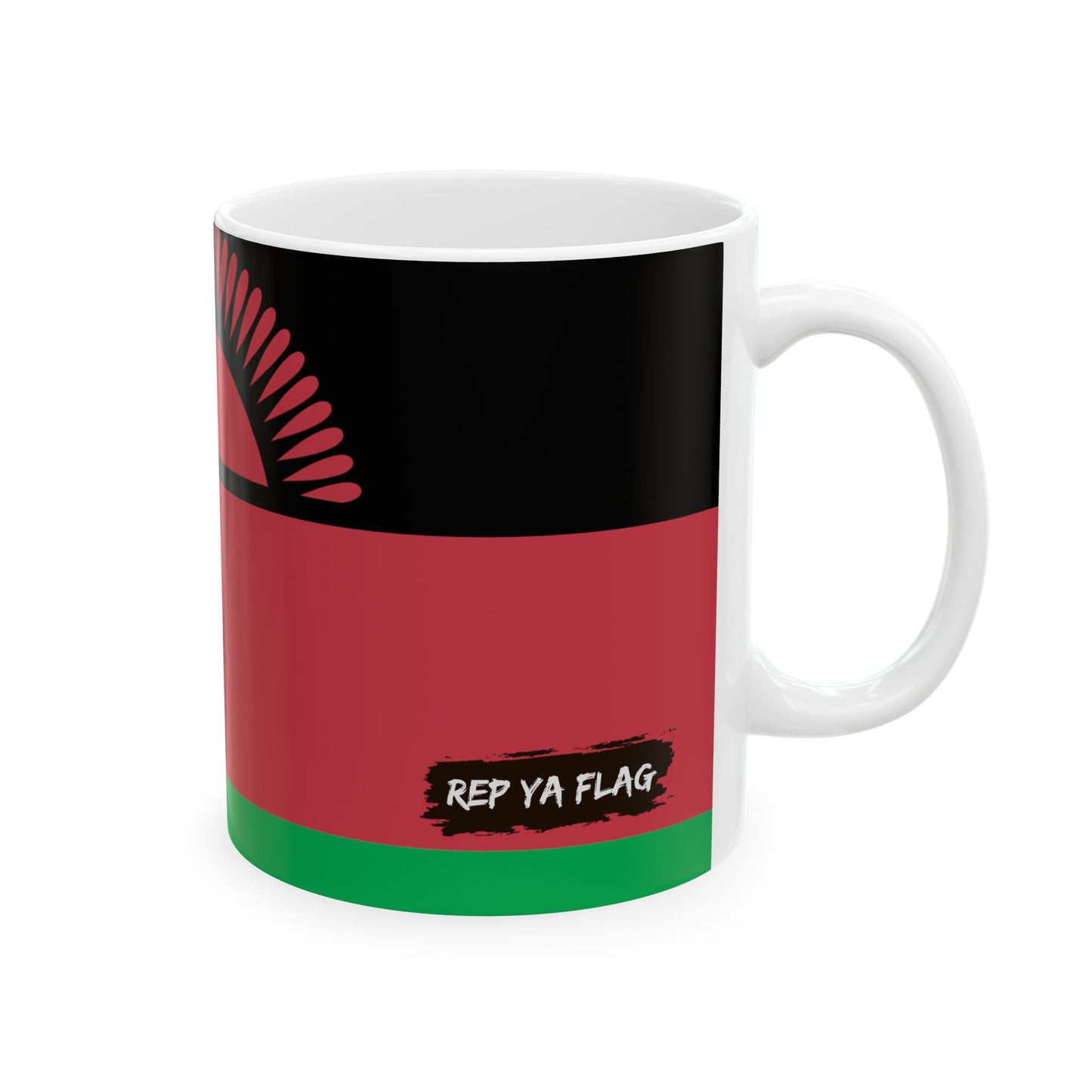 Malawi Flag Coffee Tea Mug 11oz 15oz | Rep Ya Flag Ceramic Mug