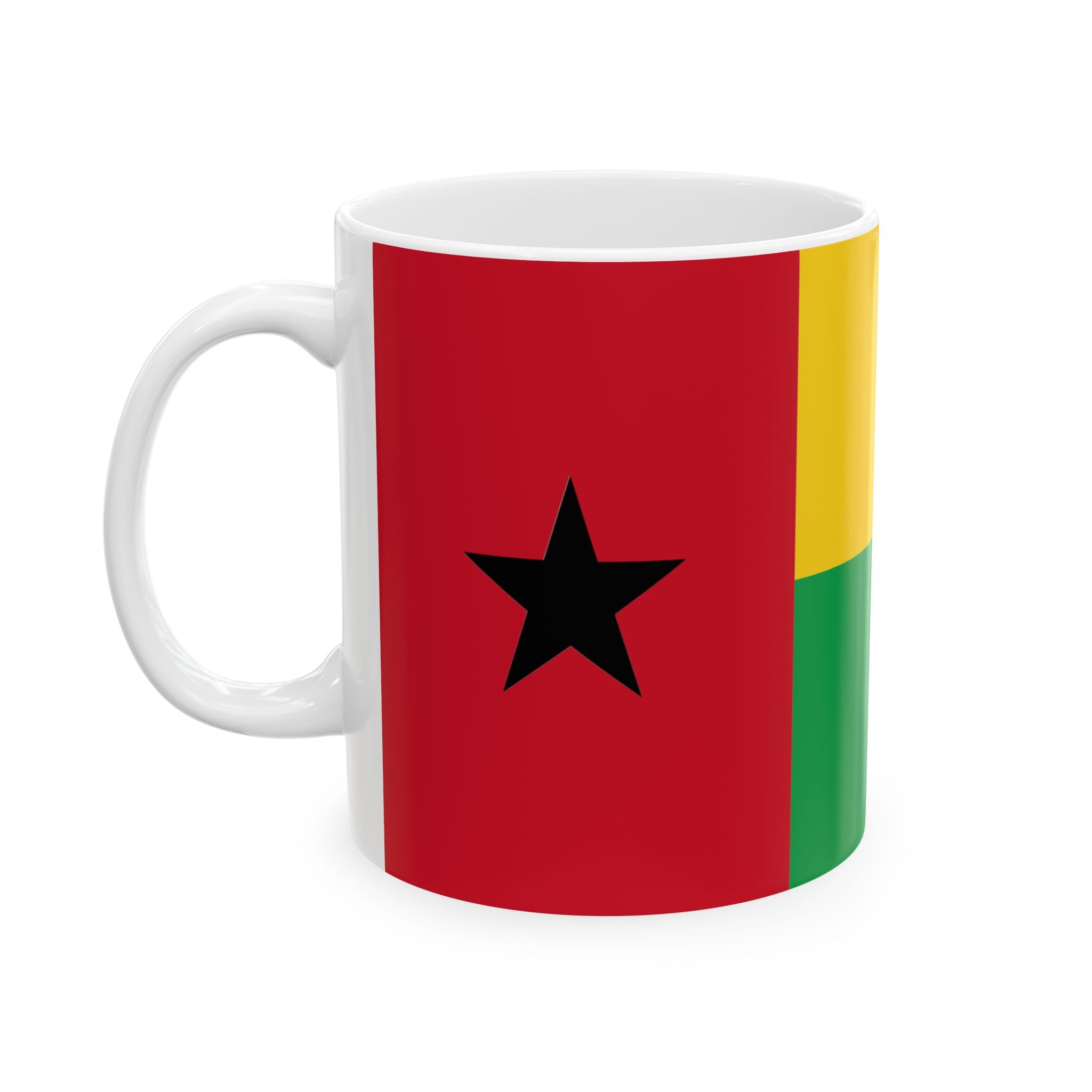 Guinea-Bissau Flag Coffee Tea Mug 11oz 15oz | Rep Ya Flag Ceramic Mug