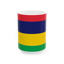 Mauritius Flag Coffee Tea Mug 11oz 15oz | Rep Ya Flag Ceramic Mug