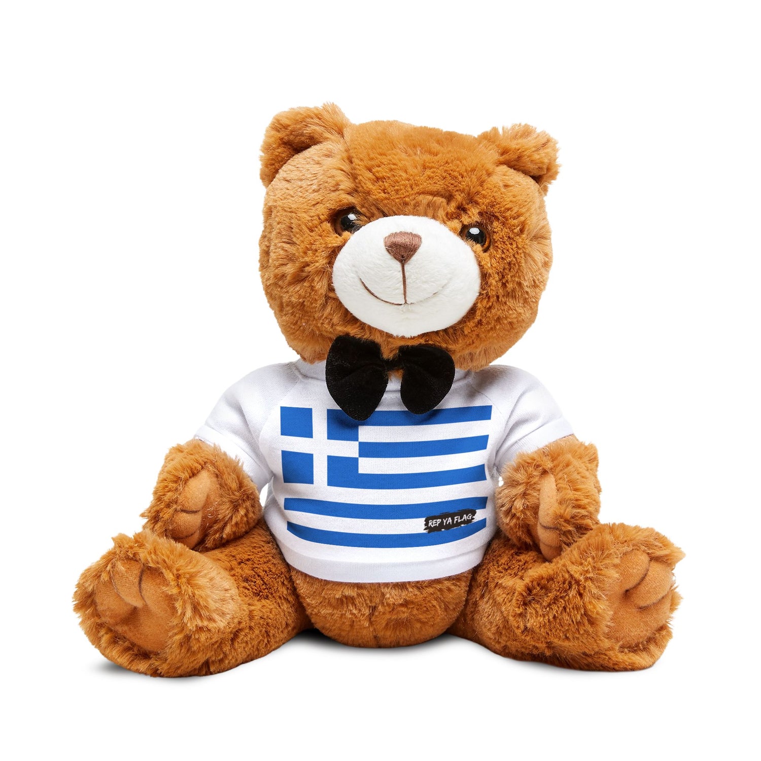 Greece Flag Teddy Bear | Greek Heritage Plush Gift | Rep Ya Flag