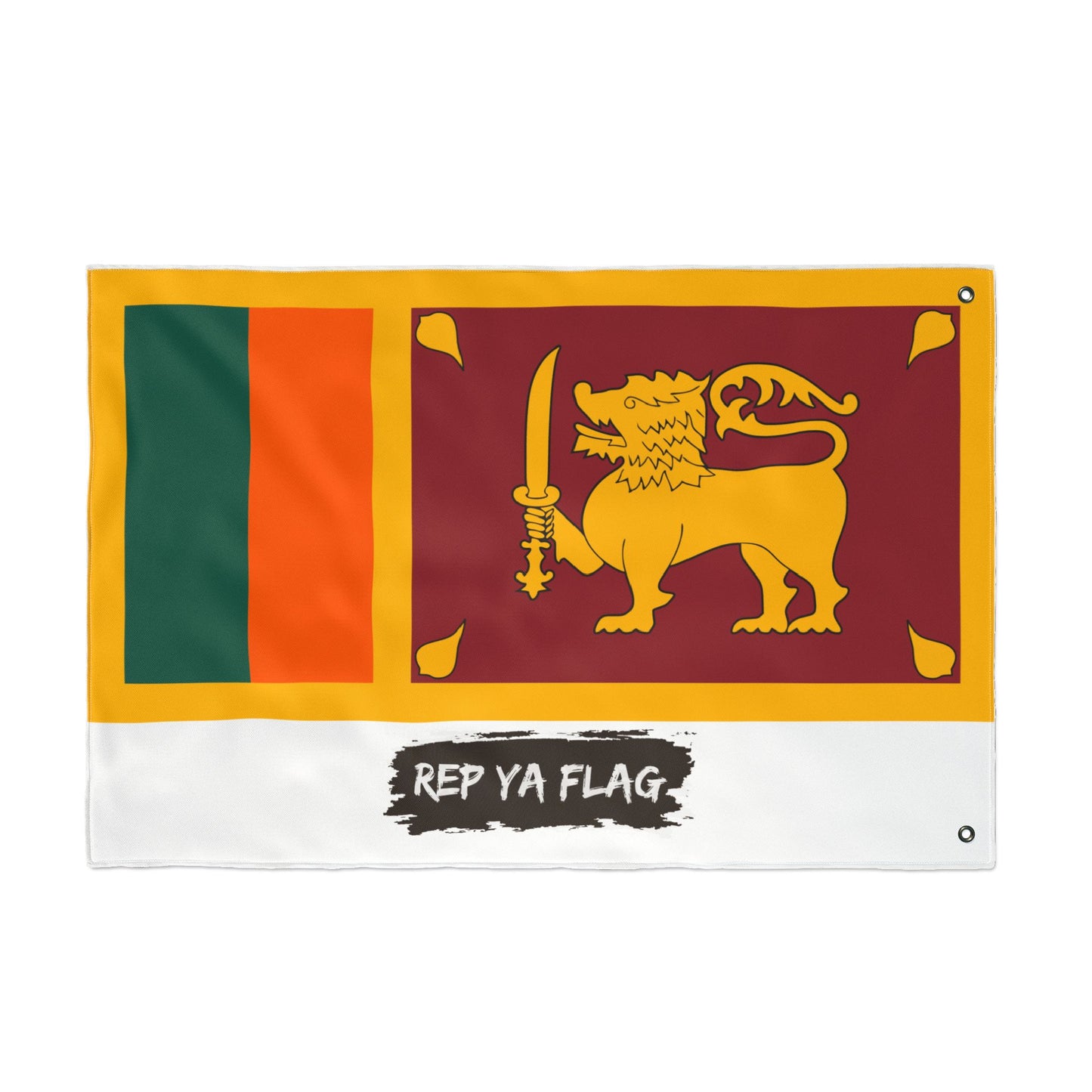 Sri Lanka Flag Garden Banner | Double-Sided Outdoor Flag | Rep Ya Flag