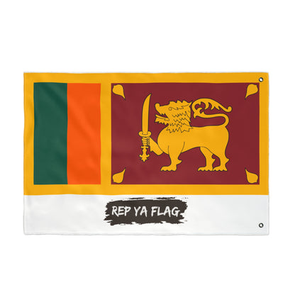 Sri Lanka Flag Garden Banner | Double-Sided Outdoor Flag | Rep Ya Flag