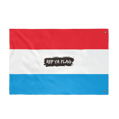 Luxembourg Flag Garden Banner | Double Sided Outdoor Flag | Rep Ya Flag