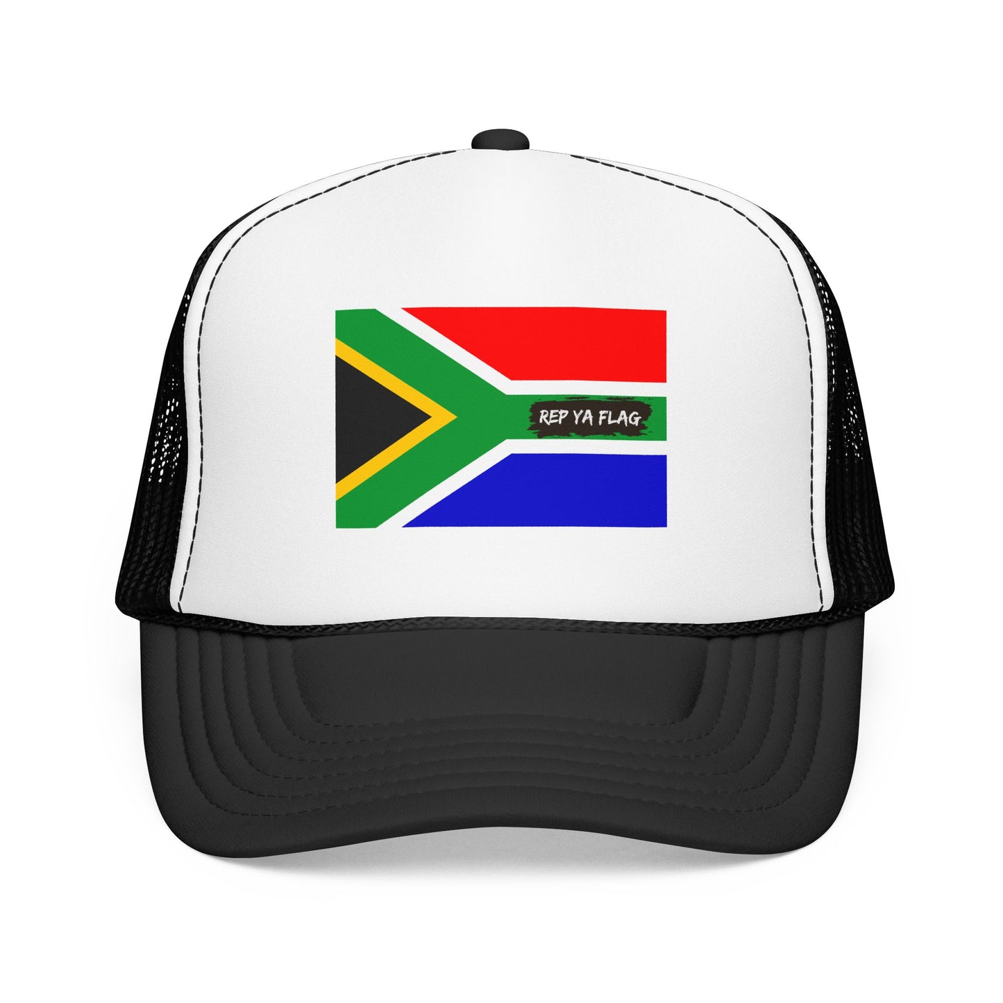 South Africa Flag Foam Trucker Hat | South African Heritage Snapback Cap | Rep Ya Flag