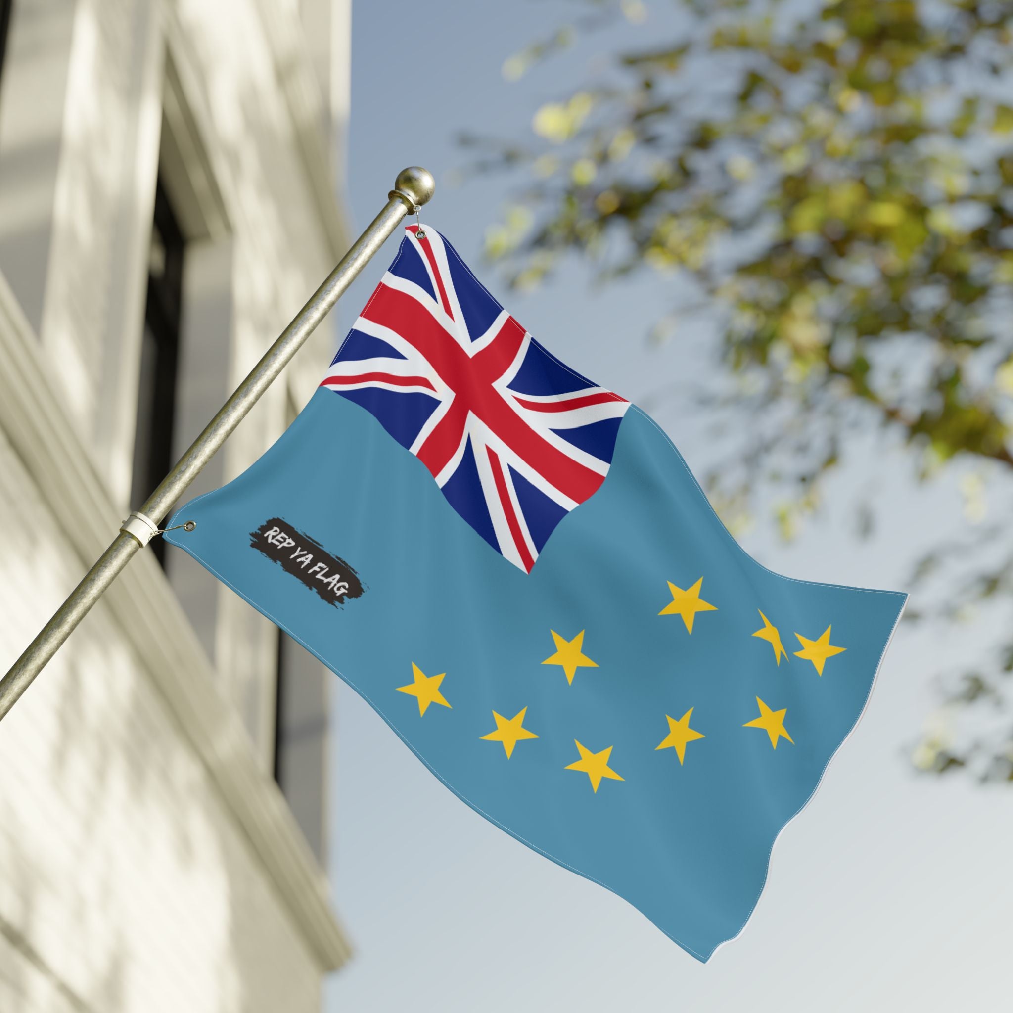 Tuvalu Flag Double Sided Flag, Outdoor Garden Banner | Country Flag