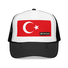 Turkey Flag Foam Trucker Hat | Rep Ya Flag design