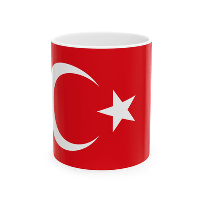 Turkey Flag Coffee Tea Mug 11oz 15oz | Rep Ya Flag Ceramic Mug